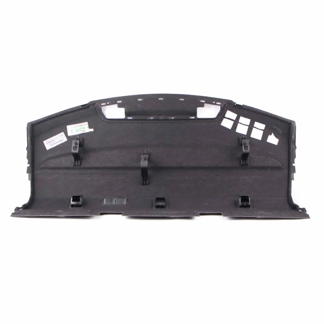 Panel Cubierta Bandeja Trasera Berlina Negro para Mercedes W213 con número de pieza A2136900049 Mercedes W213 Panel Cubierta Bandeja Trasera Berlina Negro - SKU A2136900049 - Número de pieza A2136900049