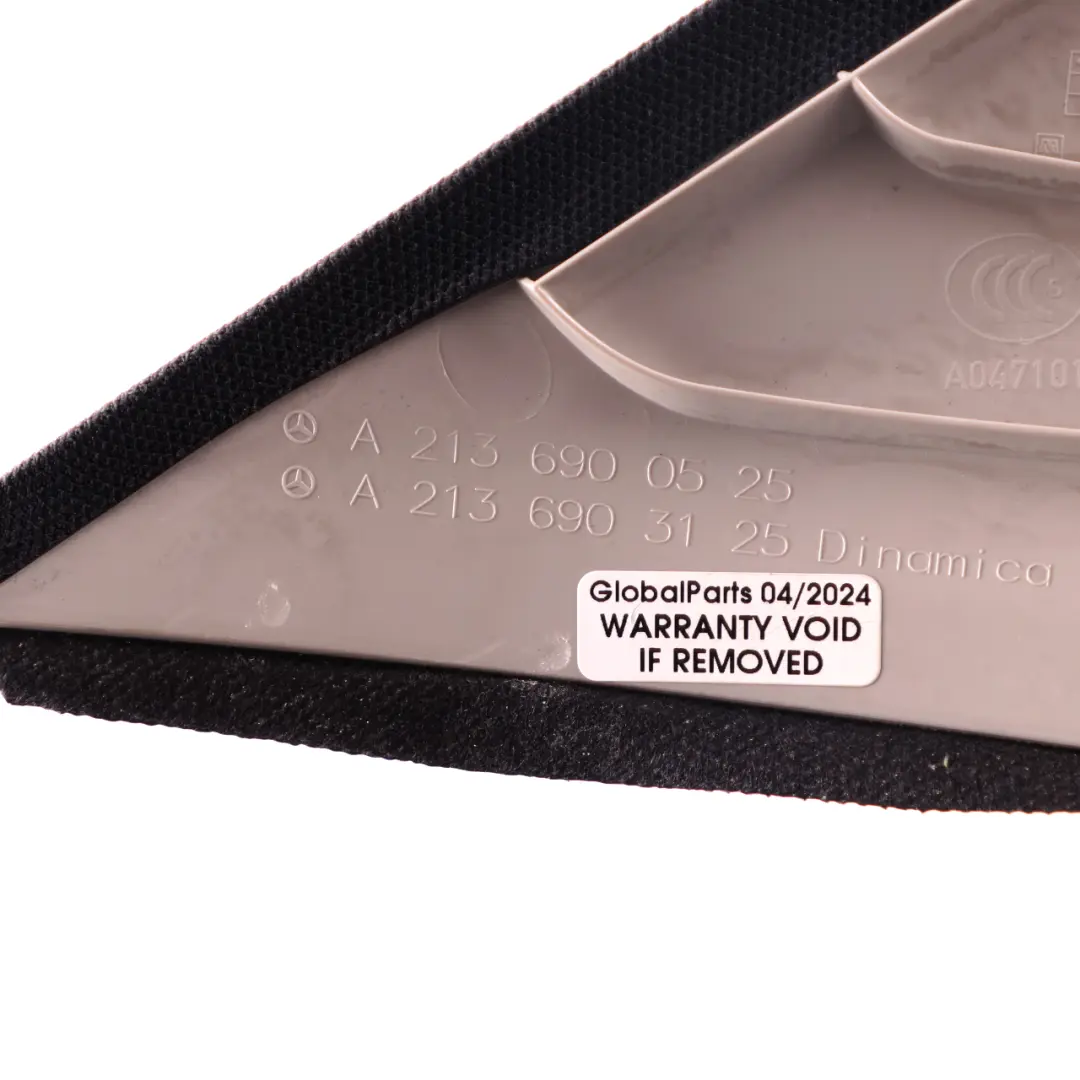 Colonne A Cache Colonne Avant Gauche Noir pour Mercedes W213 à propos du numéro de pièce A2136900525 Mercedes W213 Colonne A Cache Colonne Avant Gauche Noir - SKU A2136900525-1 - Numéro de pièce A2136900525