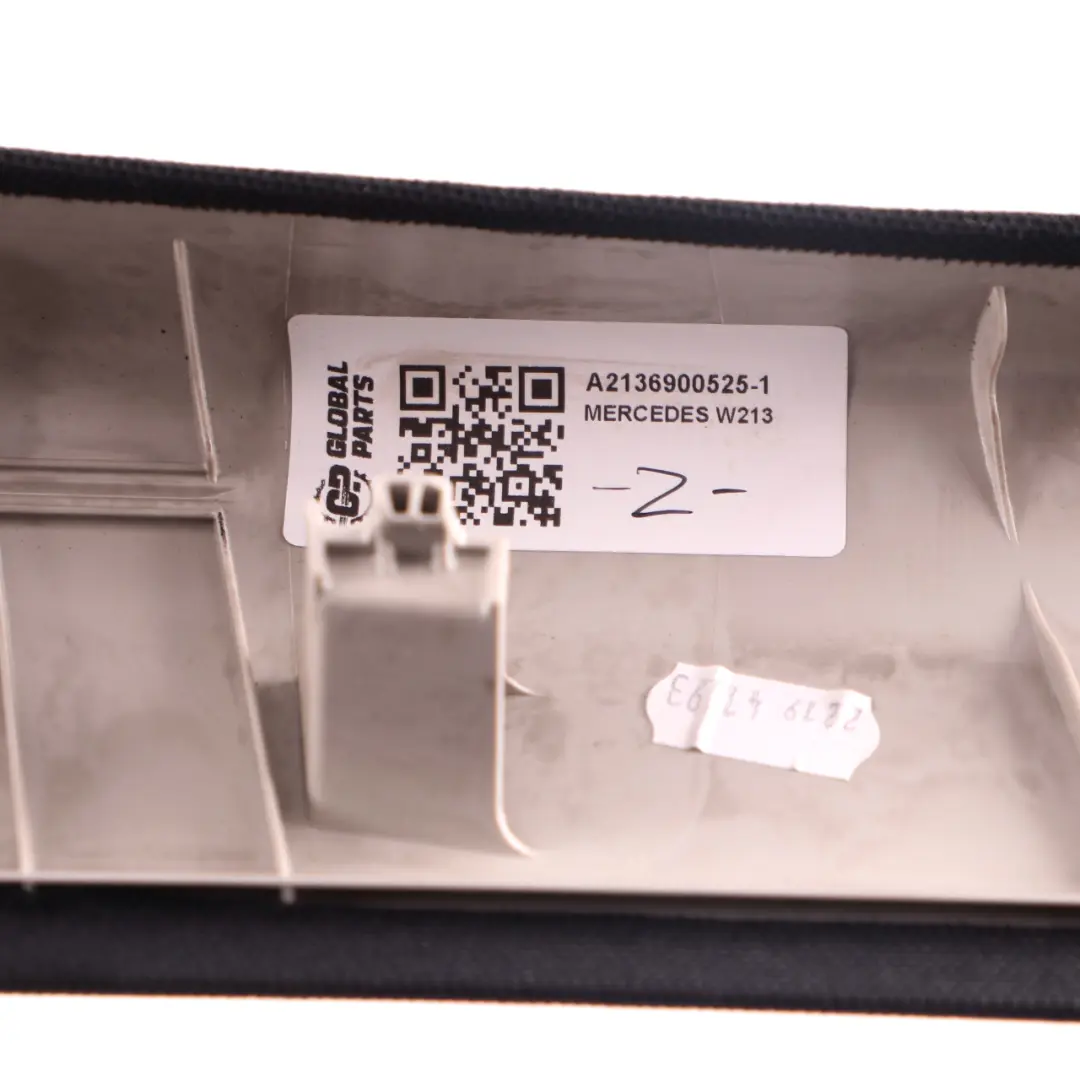 Pillar Column Trim Cover Panel Front Left N/S Black to Mercedes W213 A with Part number A2136900525 Mercedes W213 A Pillar Column Trim Cover Panel Front Left N/S Black - SKU A2136900525-1 - Part number A2136900525