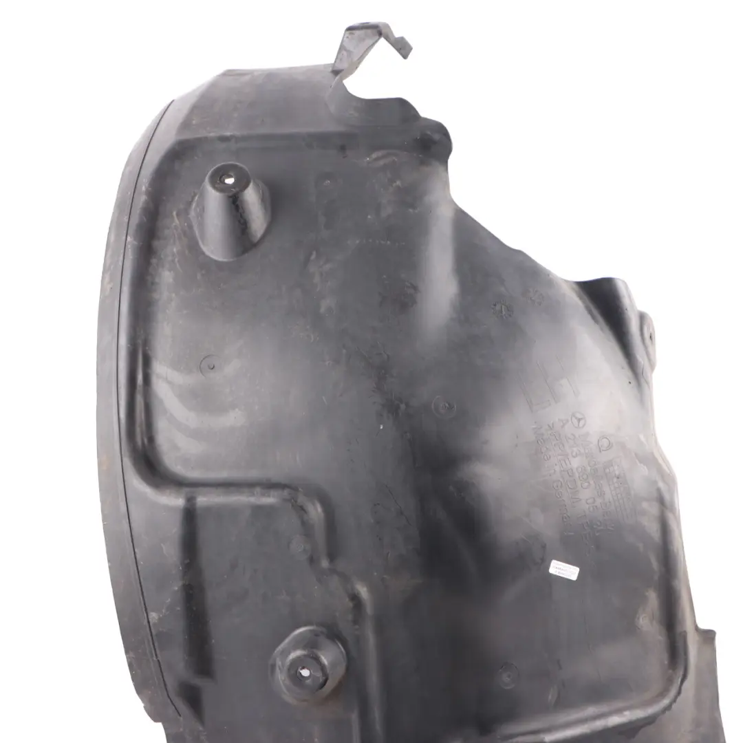 Arch Front Left N/S Wheelhouse Trim Cover to Mercedes W213 Wheel with Part number A2136900530 Mercedes W213 Wheel Arch Front Left N/S Wheelhouse Trim Cover - SKU A2136900530 - Part number A2136900530