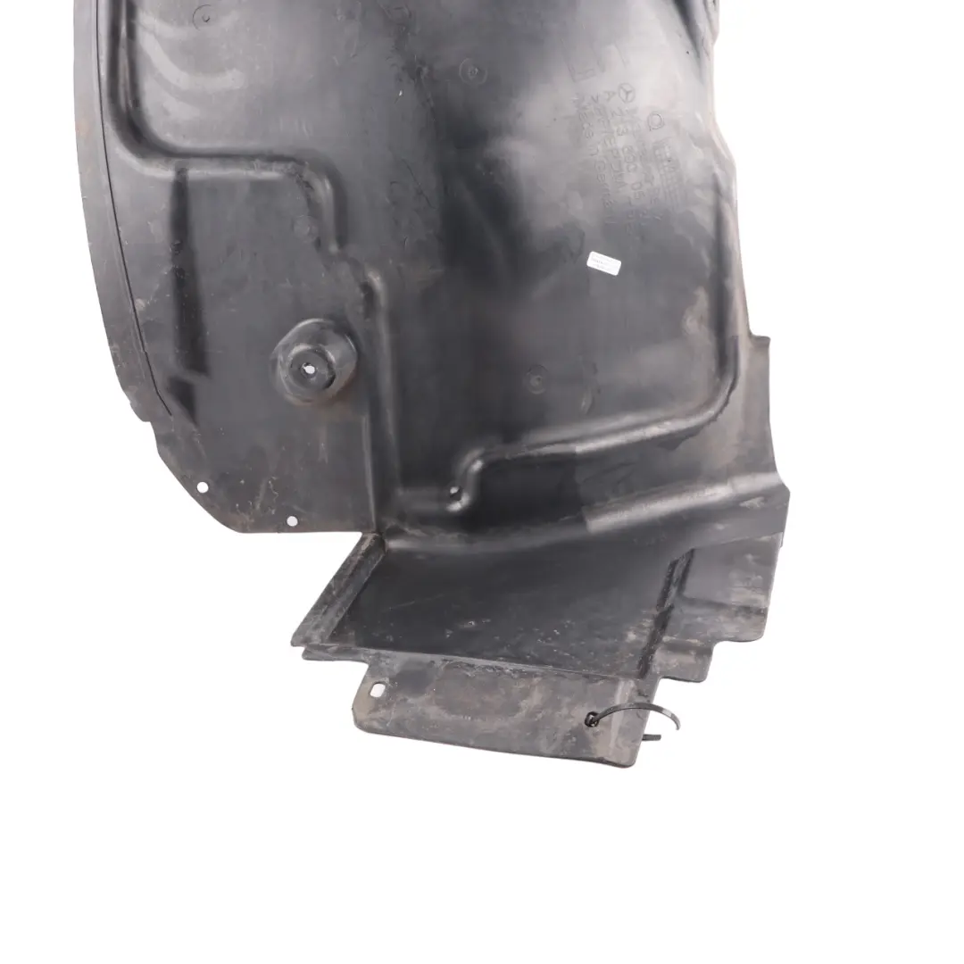 Arch Front Left N/S Wheelhouse Trim Cover to Mercedes W213 Wheel with Part number A2136900530 Mercedes W213 Wheel Arch Front Left N/S Wheelhouse Trim Cover - SKU A2136900530 - Part number A2136900530