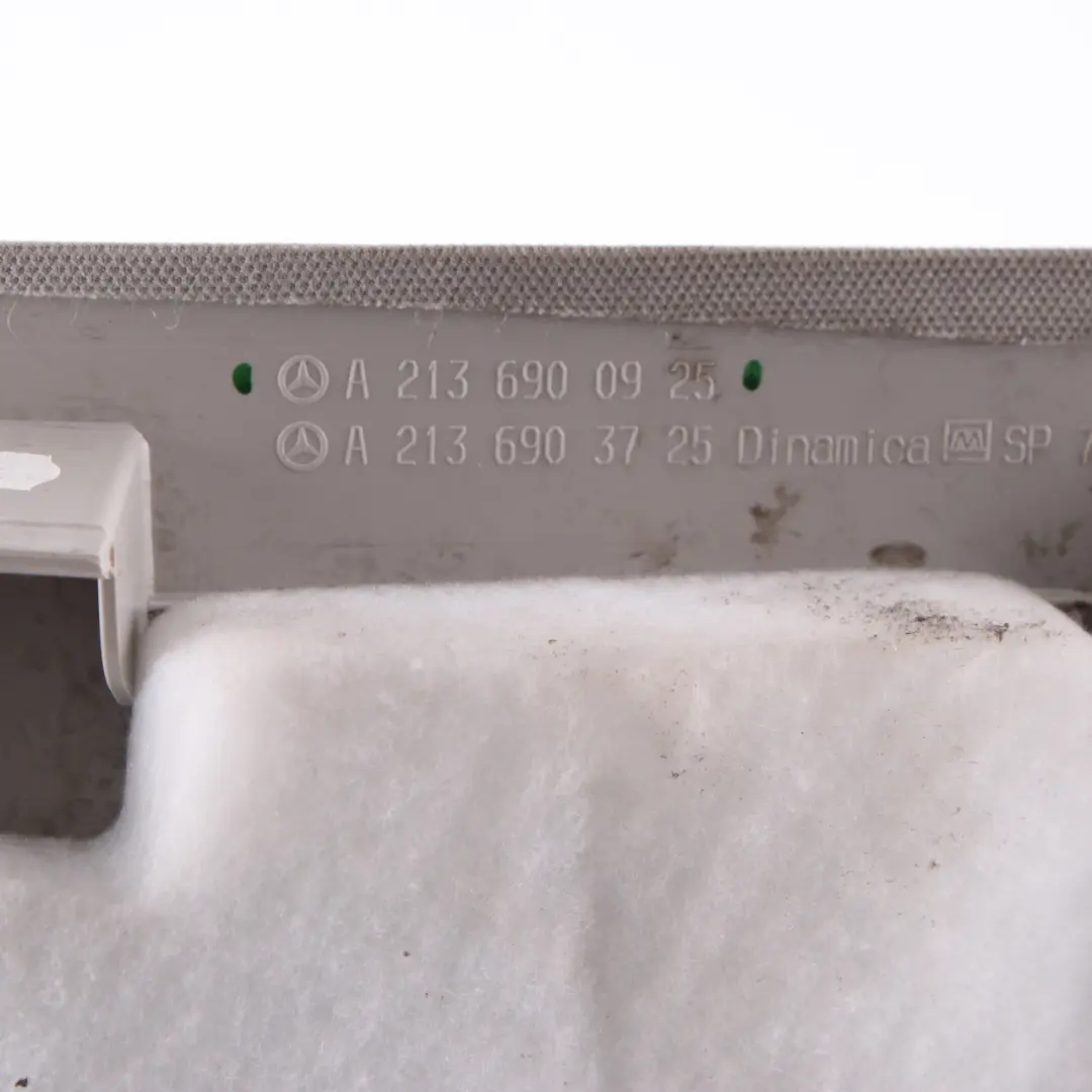 Mercedes W213 C-Pillar Trim Panel Cover Grey Rear Left N/S - SKU A2136900925 - Part number A2136900925