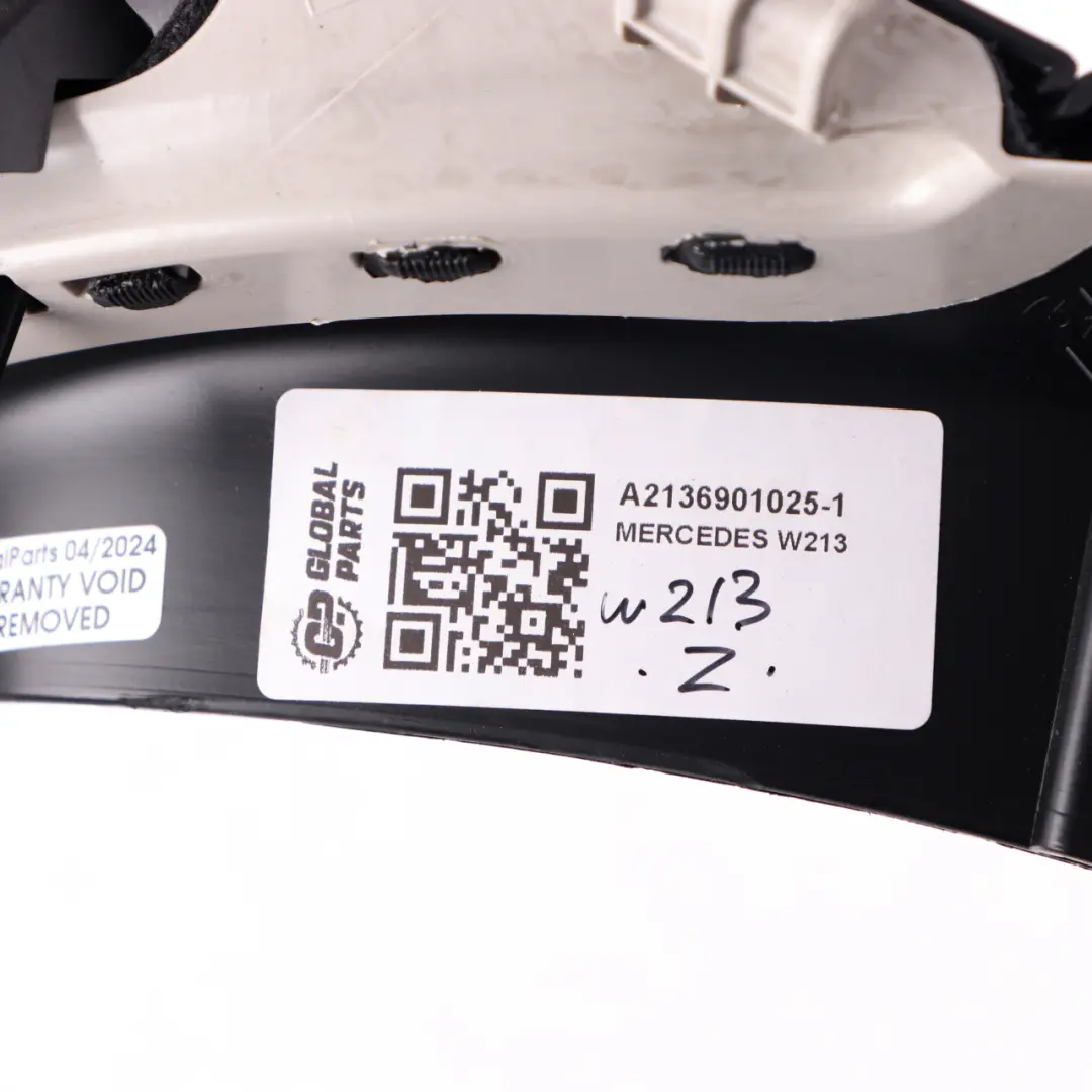 Mercedes W213 C Pillar Cover Rear Trim Panel Right O/S Black - SKU A2136901025-1 - Part number A2136901025