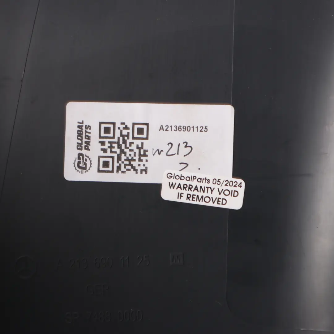 Mercedes W213 Lower B-Pillar Trim Cover Left N/S - SKU A2136901125 - Part number A2136901125