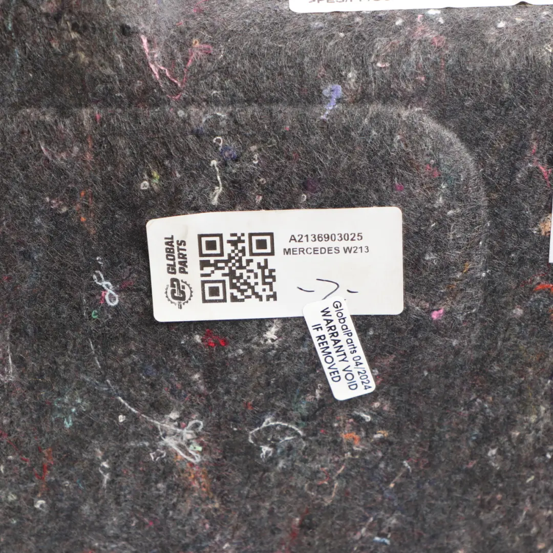 Mercedes W213 Boot Trunk Right O/S Lateral Panel Luggage Compartment - SKU A2136903025 - Part number A2136903025