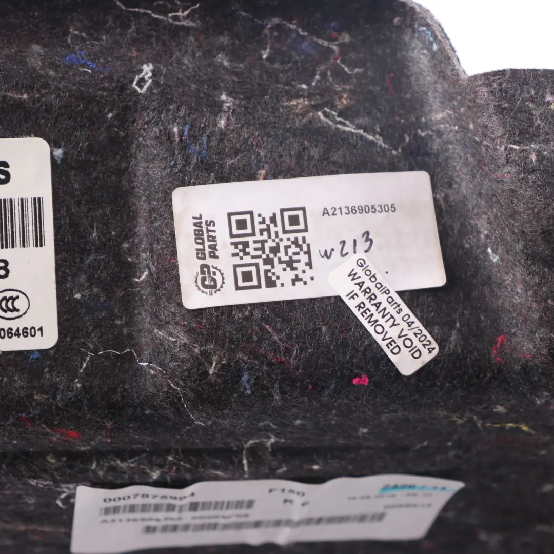 Boot Trunk Left N/S Lateral Panel Luggage Compartment to Mercedes W213 with Part number A2136905305 Mercedes W213 Boot Trunk Left N/S Lateral Panel Luggage Compartment - SKU A2136905305 - Part number A2136905305