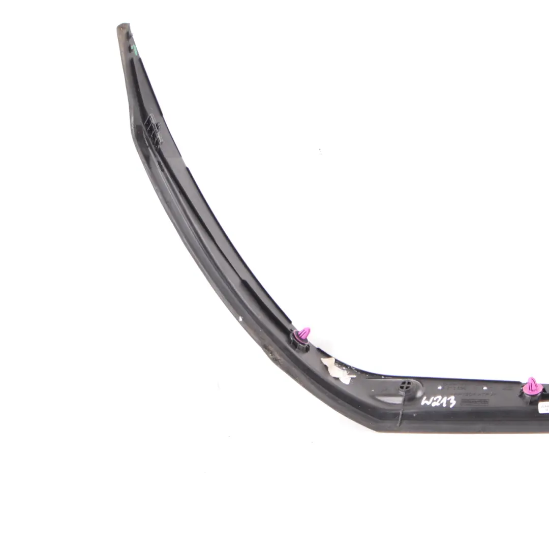 Trunk Lid Drip Rail Trim Strip Rear Left N/S to Mercedes W213 Tailgate with Part number A2136908104 Mercedes W213 Tailgate Trunk Lid Drip Rail Trim Strip Rear Left N/S - SKU A2136908104 - Part number A2136908104