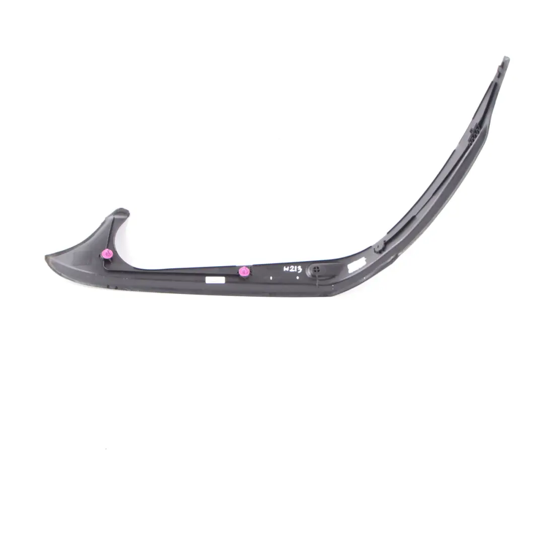 Trunk Lid Drip Rail Trim Strip Rear Right O/S to Mercedes W213 Tailgate with Part number A2136908204 Mercedes W213 Tailgate Trunk Lid Drip Rail Trim Strip Rear Right O/S - SKU A2136908204 - Part number A2136908204