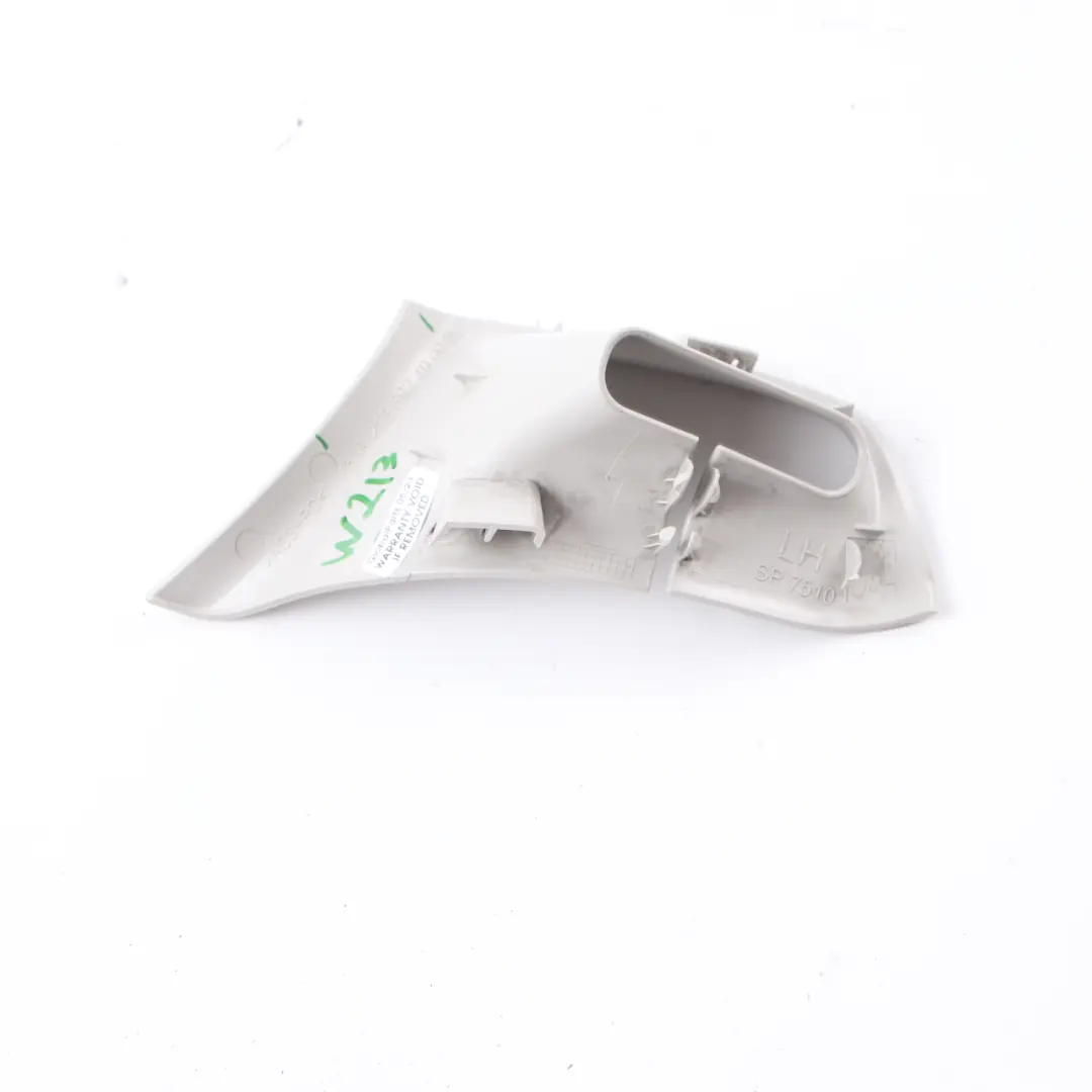 Belt Cover Mount Trim Rear Left N/S Grey to Mercedes W213 Seat with Part number A2136924900 Mercedes W213 Seat Belt Cover Mount Trim Rear Left N/S Grey - SKU A2136924900 - Part number A2136924900