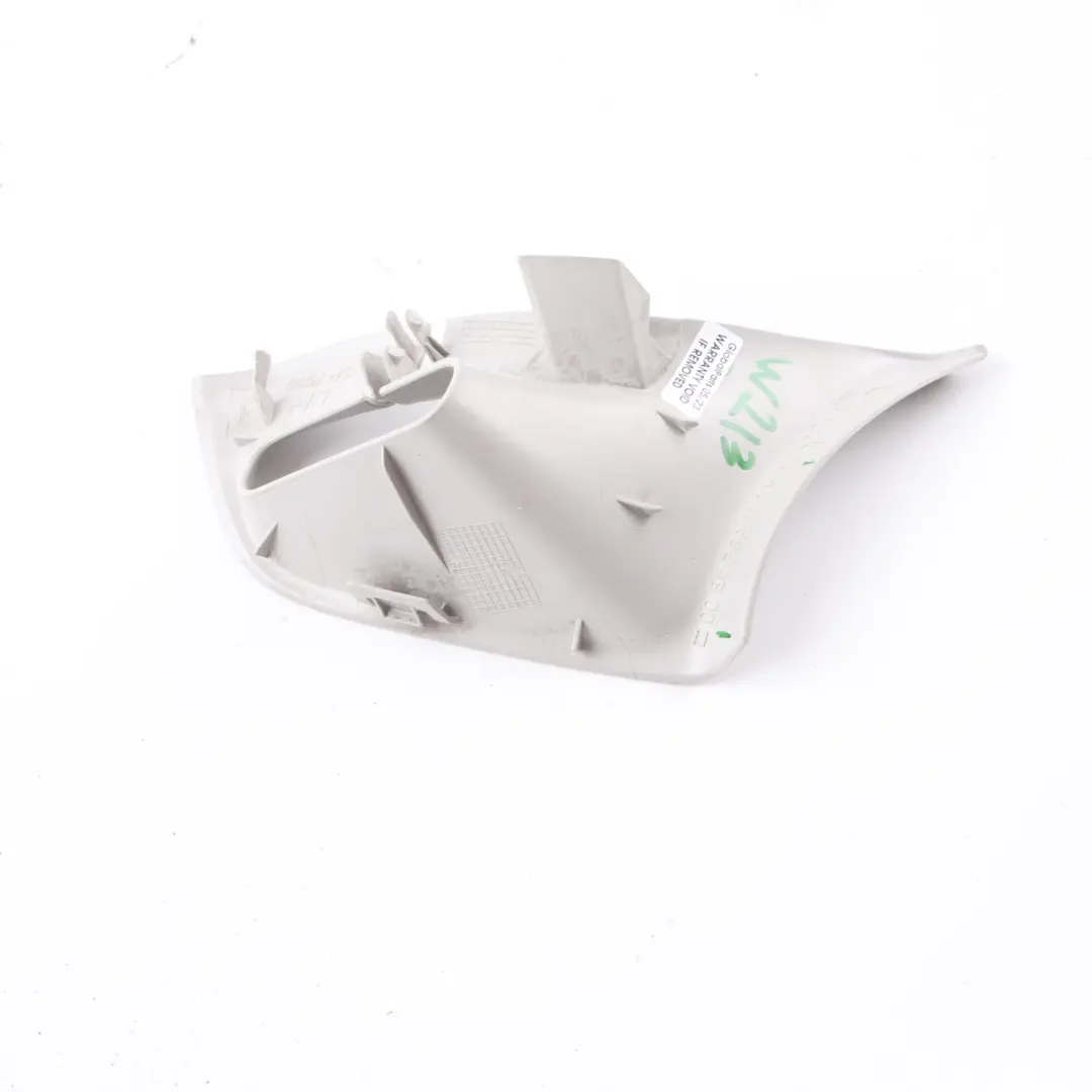 Belt Cover Mount Trim Rear Left N/S Grey to Mercedes W213 Seat with Part number A2136924900 Mercedes W213 Seat Belt Cover Mount Trim Rear Left N/S Grey - SKU A2136924900 - Part number A2136924900