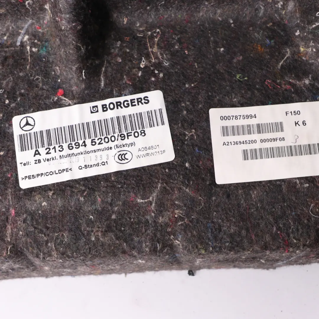 Support couvercle rangement pour coffre voiture A2136909703 pour Mercedes W213 à propos du numéro de pièce A2136945200 Mercedes W213 Support couvercle rangement pour coffre voiture A2136909703 - SKU A2136945200 - Numéro de pièce A2136945200
