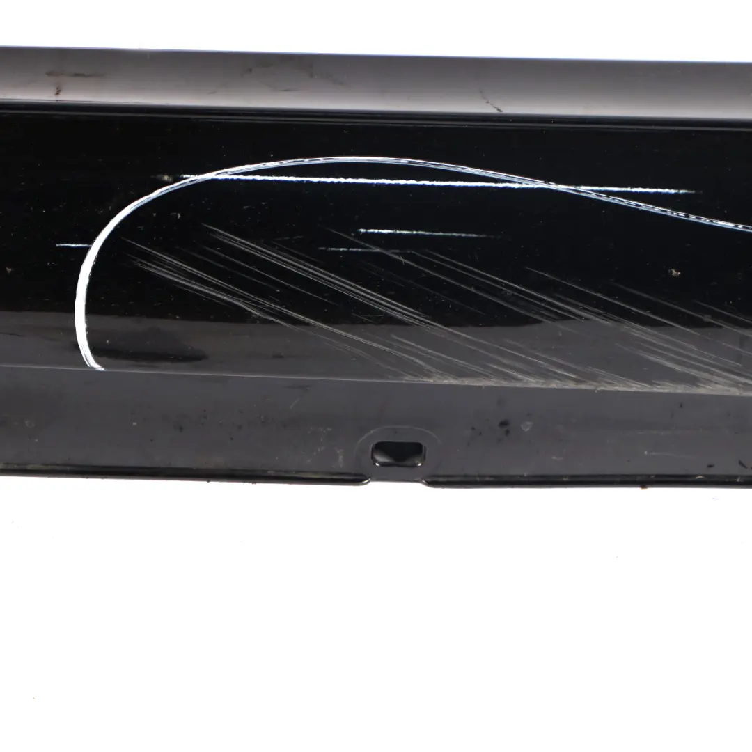 Side Skirt Left N/S Door Sill Cover Obsidian Black Metallic - 197 to Mercedes W213 with Part number A2136980500 Mercedes W213 Side Skirt Left N/S Door Sill Cover Obsidian Black Metallic - 197 - SKU A2136980500-OB - Part number A2136980500