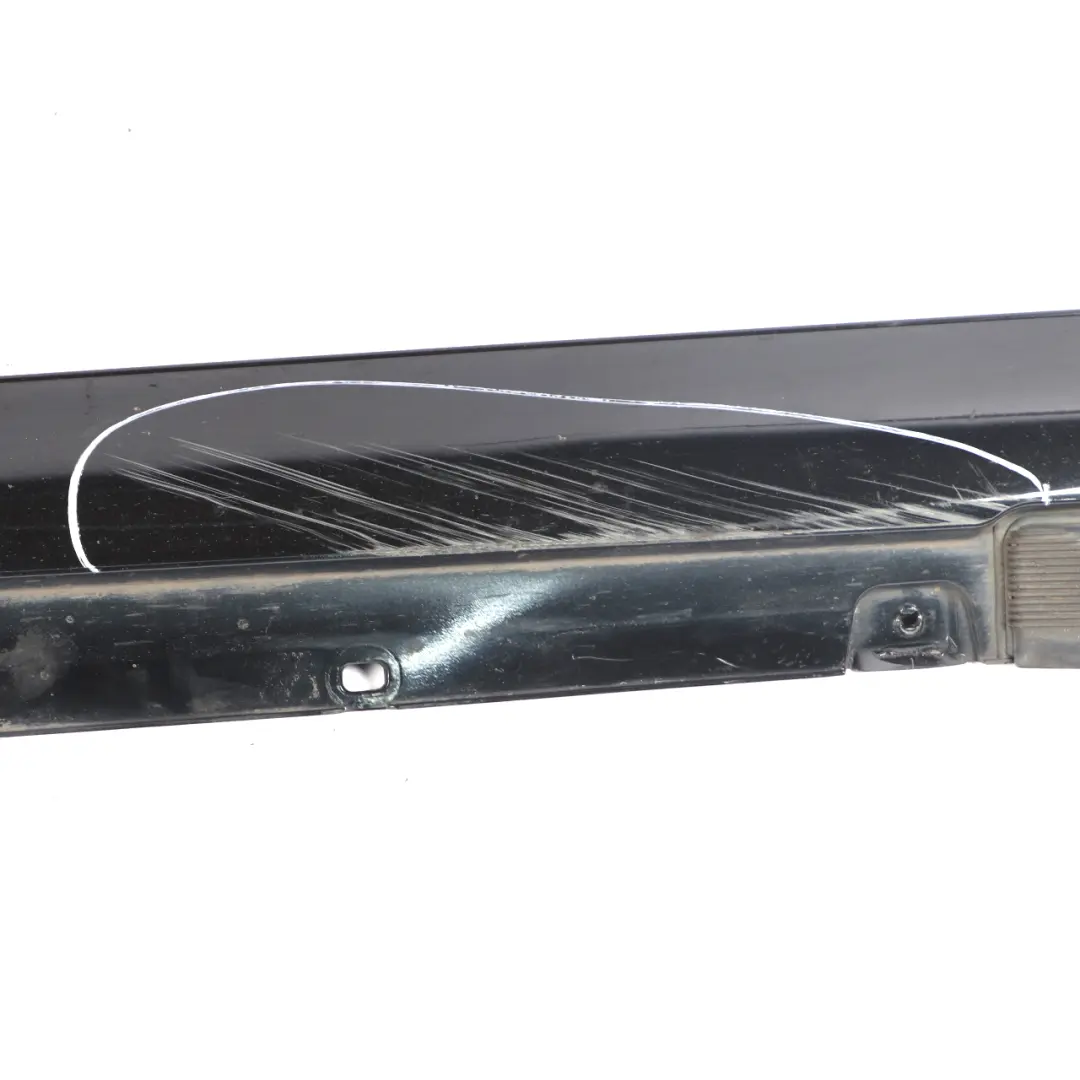 Side Skirt Left N/S Door Sill Cover Obsidian Black Metallic - 197 to Mercedes W213 with Part number A2136980500 Mercedes W213 Side Skirt Left N/S Door Sill Cover Obsidian Black Metallic - 197 - SKU A2136980500-OB - Part number A2136980500