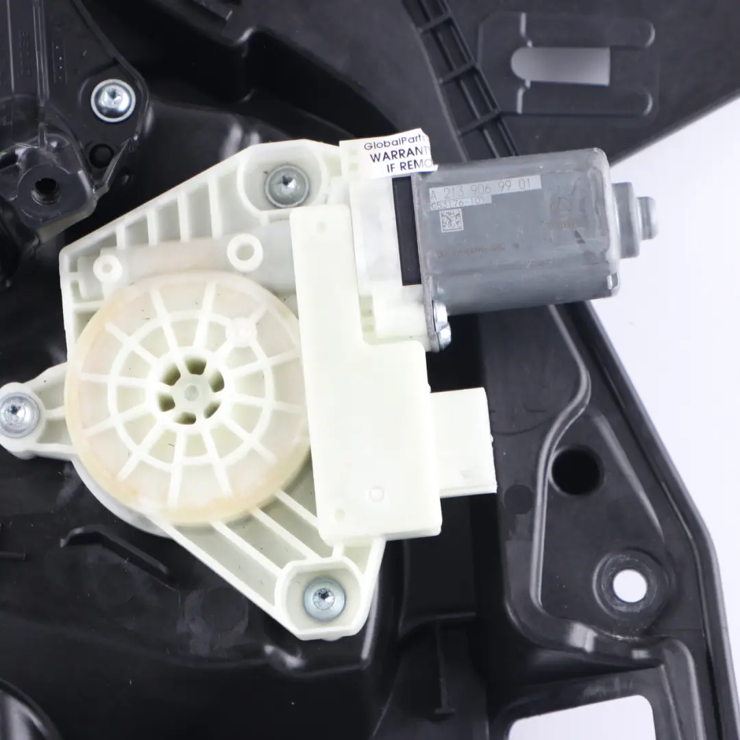Window Lifter Regulator Motor Front Left N/S Panel to Mercedes W213 with Part number A2137205105 Mercedes W213 Window Lifter Regulator Motor Front Left N/S Panel - SKU A2137205105-1 - Part number A2137205105