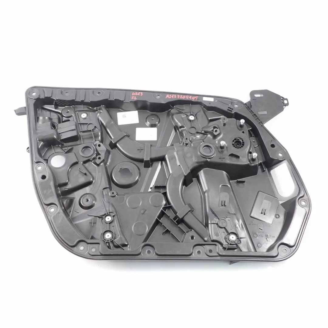 lève vitre régulateur avant gauche panneau cadre pour Mercedes W213 à propos du numéro de pièce A2137205105 Mercedes W213 lève vitre régulateur avant gauche panneau cadre - SKU A2137205105 - Numéro de pièce A2137205105