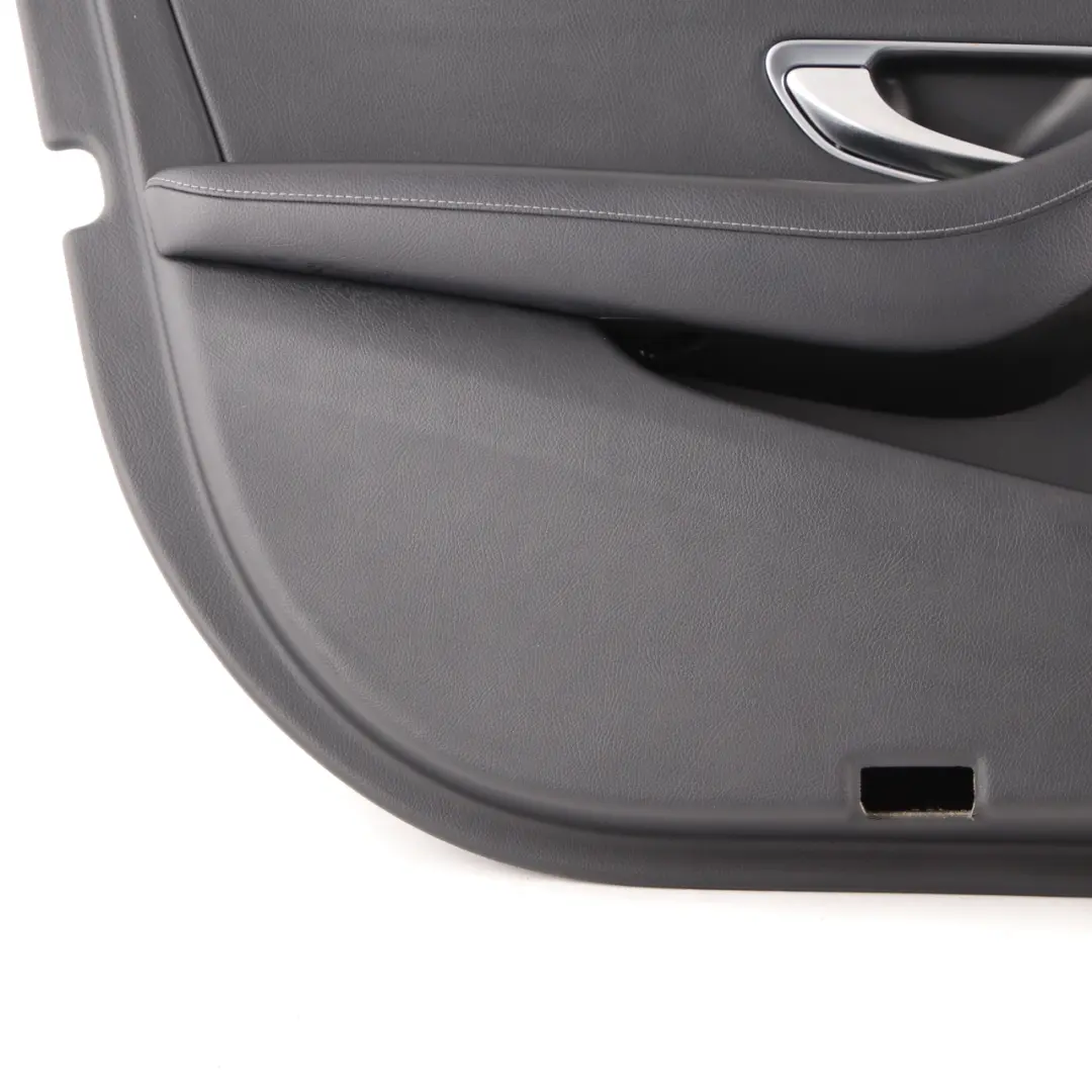 Mercedes W213 Door Card Cover Front Left N/S Trim Panel Black Leather - SKU rhd-A2137207707 - Part number A2137207707