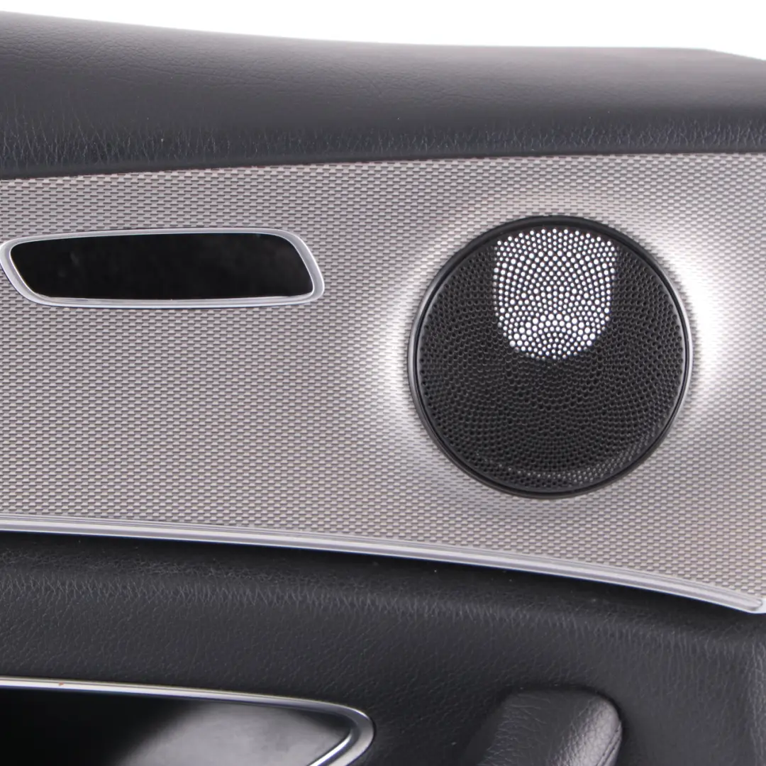 Mercedes W213 Door Card Cover Front Left N/S Trim Panel Black Leather - SKU rhd-A2137207707 - Part number A2137207707