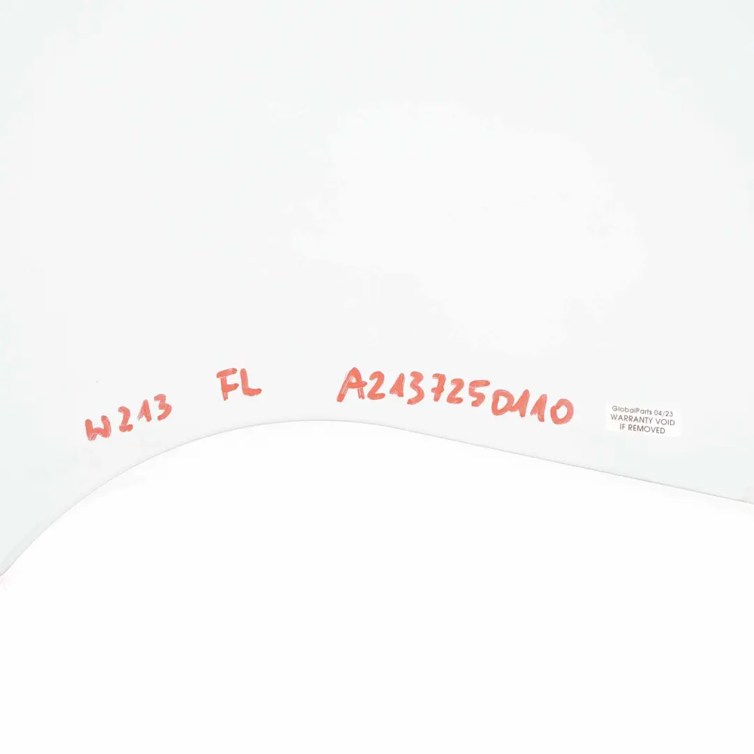 Szyba Drzwi Lewy Przód do Mercedes W213 o numerze A2137250110 Mercedes W213 Szyba Drzwi Lewy Przód - SKU A2137250110 - Numer Części A2137250110