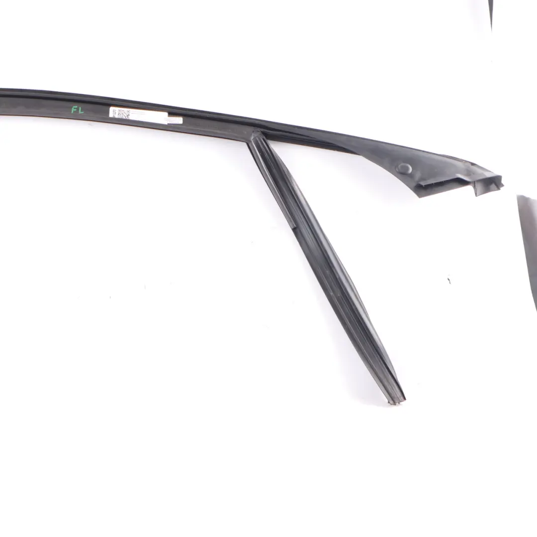 Mercedes W213 Door Seal Window Front Left N/S Guide Frame Black - SKU A2137252700-1 - Part number A2137252700