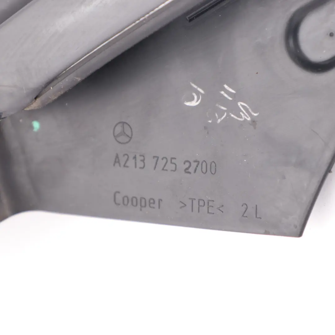 Mercedes W213 Türdichtung Fenster vorne links Führungsrahmen Schwarz - SKU A2137252700-1 - Teilenummer A2137252700