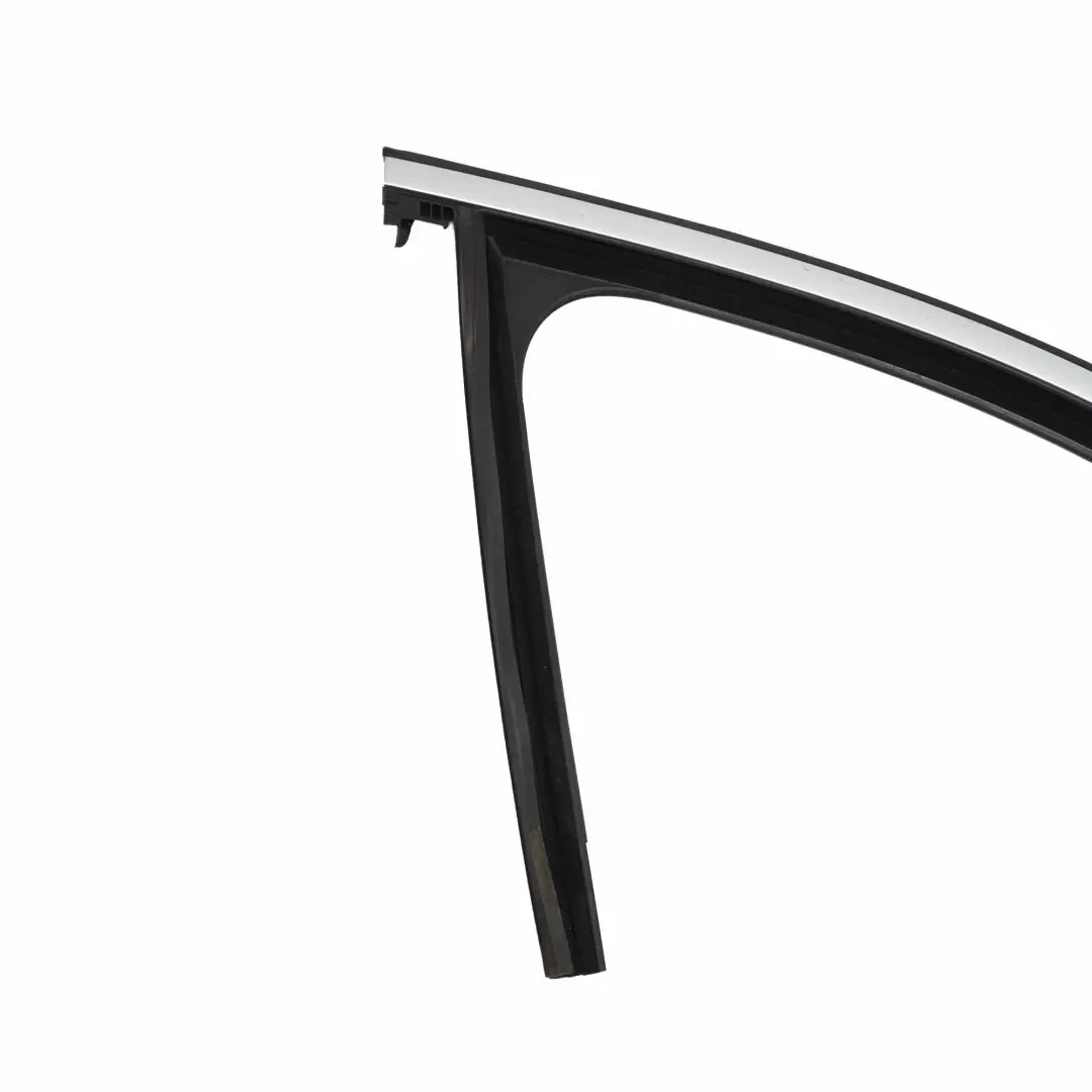Mercedes W213 Door Seal Window Front Right O/S Guide Frame Chrome - SKU A2137252800 - Part number A2137252800