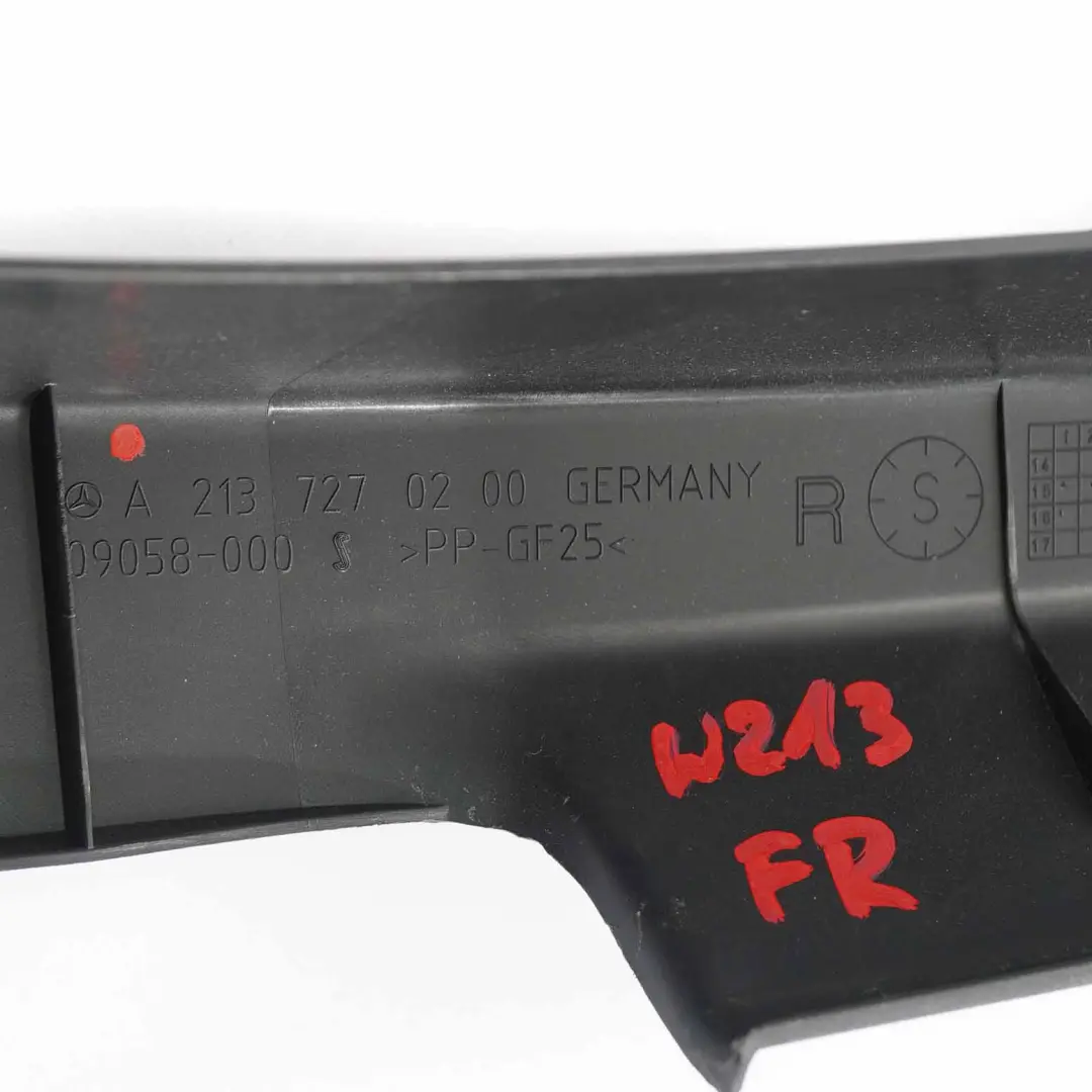 Mercedes W213 Cadre Fenêtre Couverture Avant Droite Garniture Porte - SKU A2137270200 - Numéro de pièce A2137270200