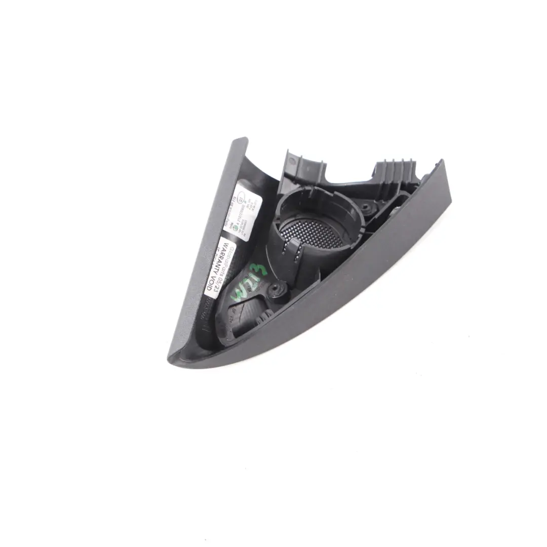 Mercedes W213 Speaker Cover Triangle Front Left N/S Trim Black - SKU A2137270900 - Part number A2137270900