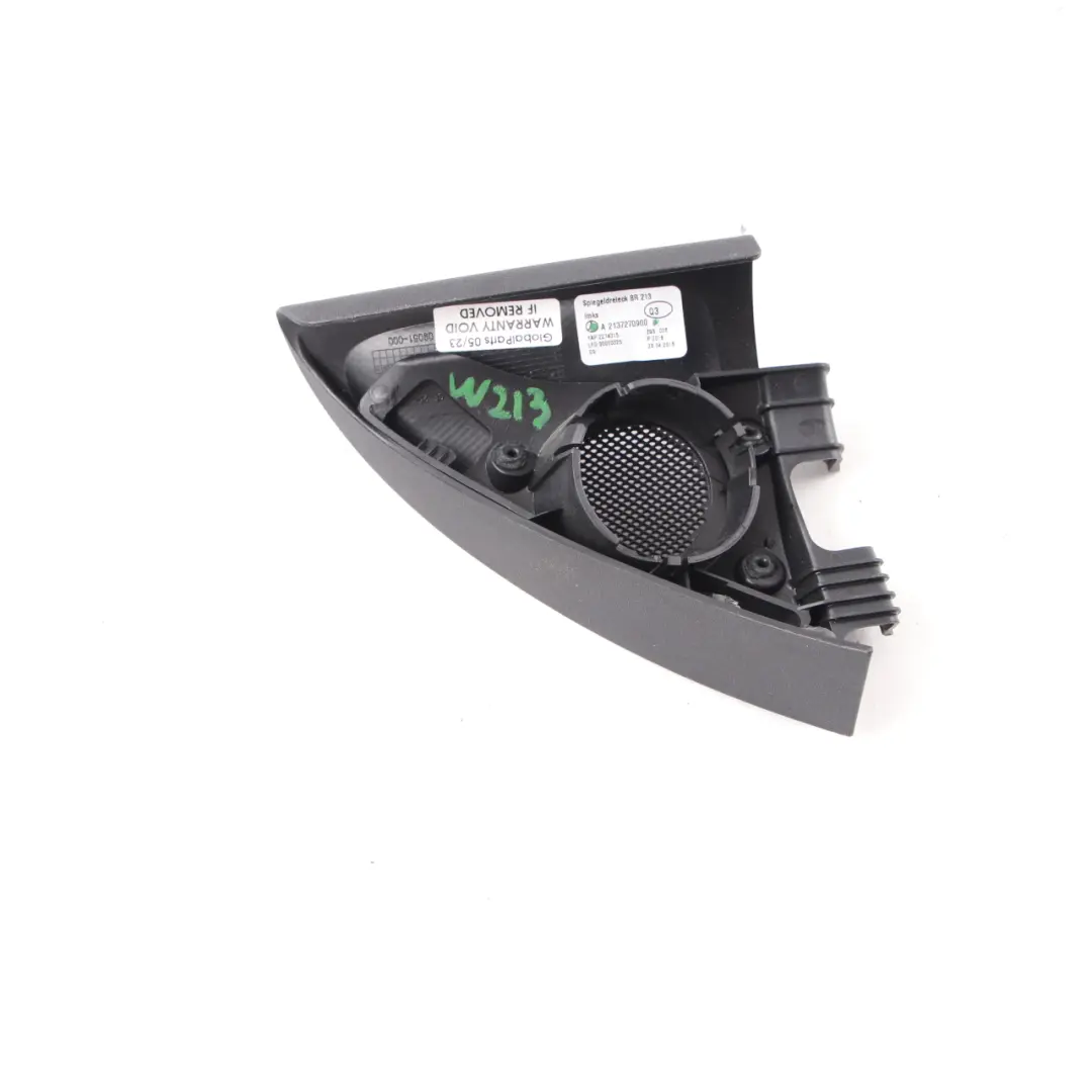 Laut Sprecher Abdeckung Dreieck Vorn Links Verkleidung für Mercedes W213 mit Teilenummer A2137270900 Mercedes W213 Laut Sprecher Abdeckung Dreieck Vorn Links Verkleidung - SKU A2137270900 - Teilenummer A2137270900