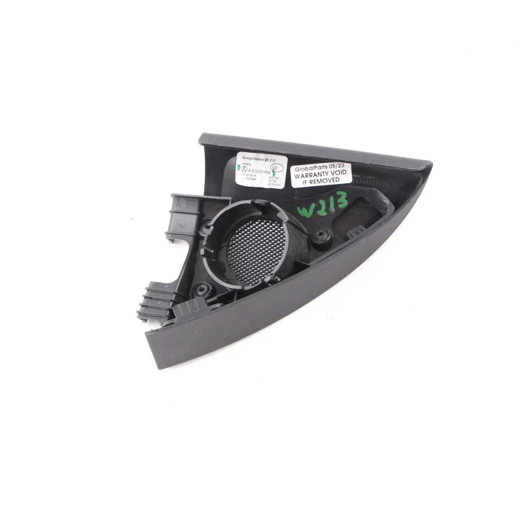 Speaker Cover Triangle Front Right O/S Trim Black to Mercedes W213 with Part number A2137271000 Mercedes W213 Speaker Cover Triangle Front Right O/S Trim Black - SKU A2137271000 - Part number A2137271000