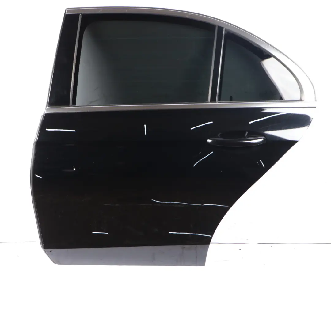 Door Rear Left N/S Schwarz Black - 040 to Mercedes W213 Saloon with Part number A2137200105 Mercedes W213 Saloon Door Rear Left N/S Schwarz Black - 040 - SKU A2137300105-BLA - Part number A2137200105