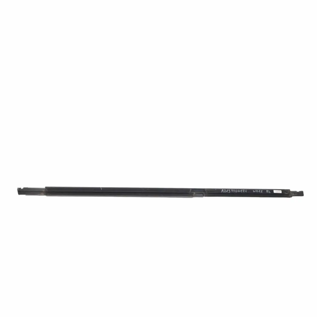 Mercedes W213 Door Window Trim Moulding Strip Rear Left N/S Chrom - SKU A2137300124 - Part number A2137300124