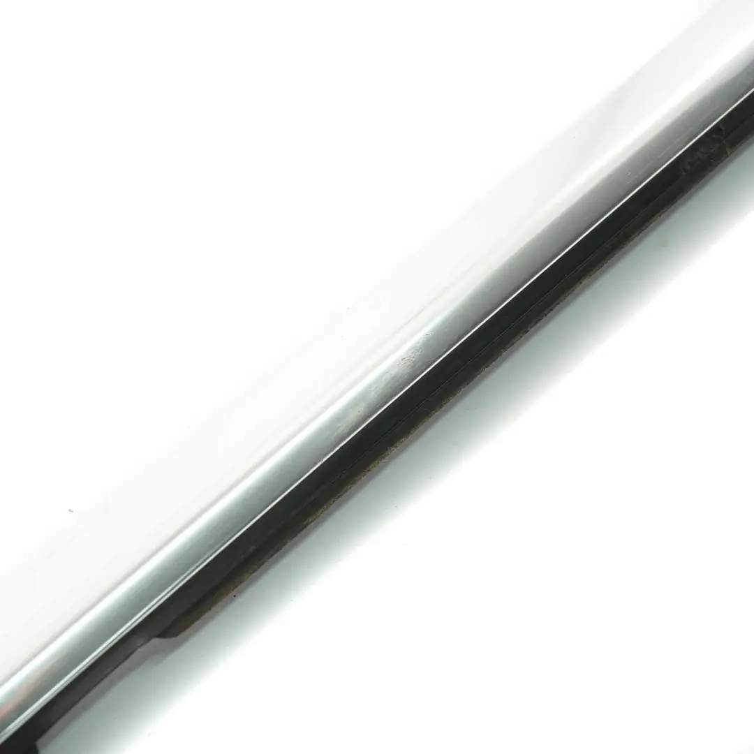 Door Window Trim Moulding Strip Rear Left N/S Chrom to Mercedes W213 with Part number A2137300124 Mercedes W213 Door Window Trim Moulding Strip Rear Left N/S Chrom - SKU A2137300124 - Part number A2137300124