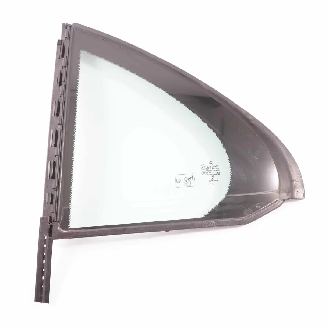 Mercedes W213 Window Glass Rear Door Left N/S Quarter Green AS2 - SKU A2137300155 - Part number A2137300155