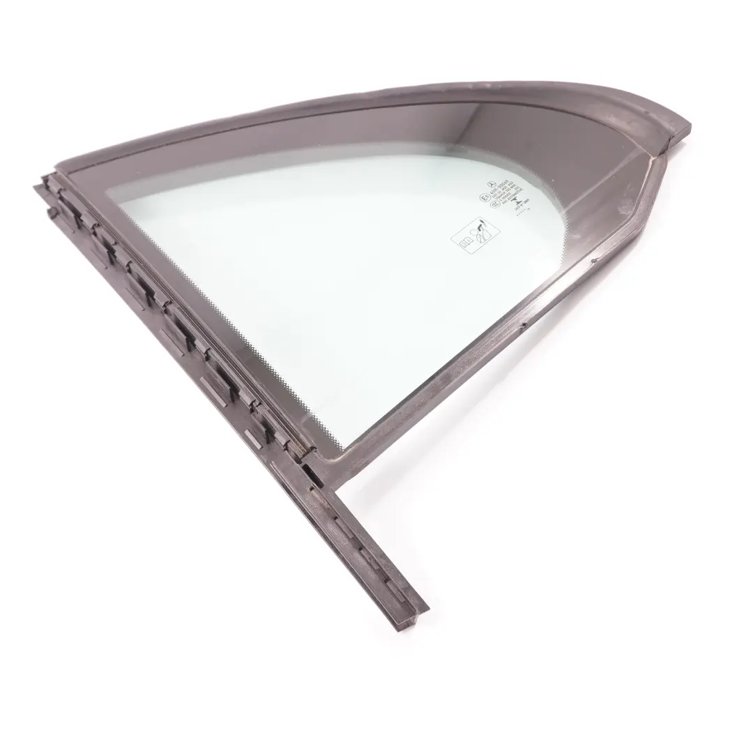 Window Glass Rear Door Left N/S Quarter Green AS2 to Mercedes W213 with Part number A2137300155 Mercedes W213 Window Glass Rear Door Left N/S Quarter Green AS2 - SKU A2137300155 - Part number A2137300155