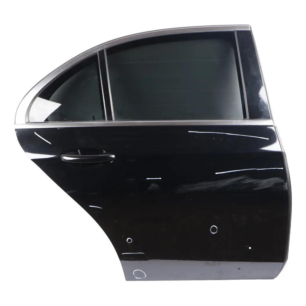 Door Rear Right O/S Schwarz Black - 040 to Mercedes W213 Saloon with Part number A2137300205 Mercedes W213 Saloon Door Rear Right O/S Schwarz Black - 040 - SKU A2137300205-BLA - Part number A2137300205