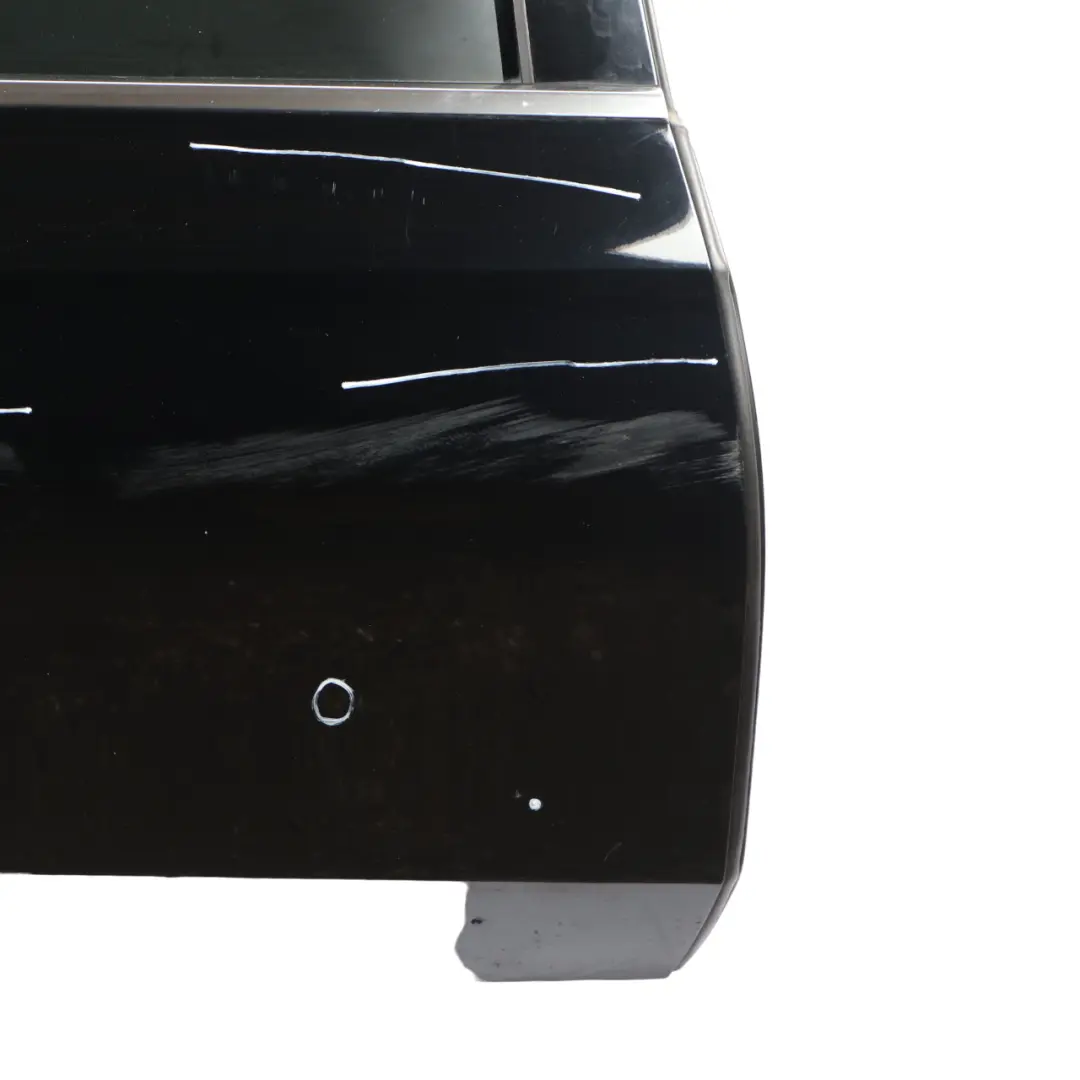 Mercedes W213 Saloon Door Rear Right O/S Schwarz Black - 040 - SKU A2137300205-BLA - Part number A2137300205