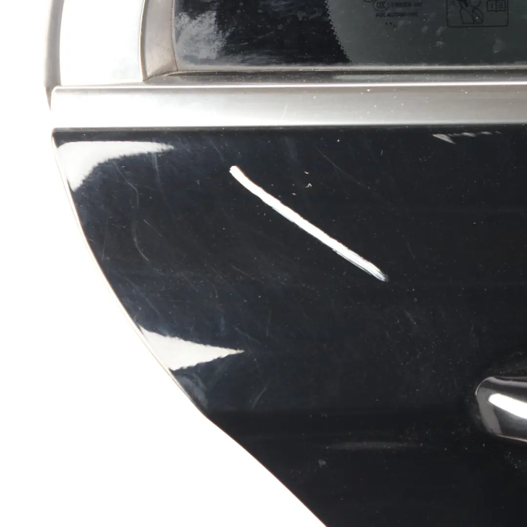 Mercedes W213 Saloon Door Rear Right O/S Schwarz Black - 040 - SKU A2137300205-BLA - Part number A2137300205
