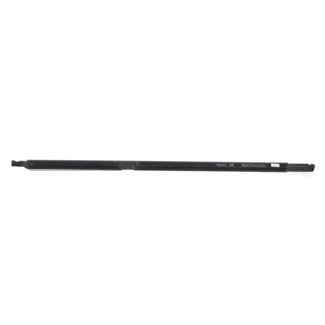 Mercedes W213 Window Cover Strip Trim Door Rear Right O/S Chrom - SKU A2137300224 - Part number A2137300224