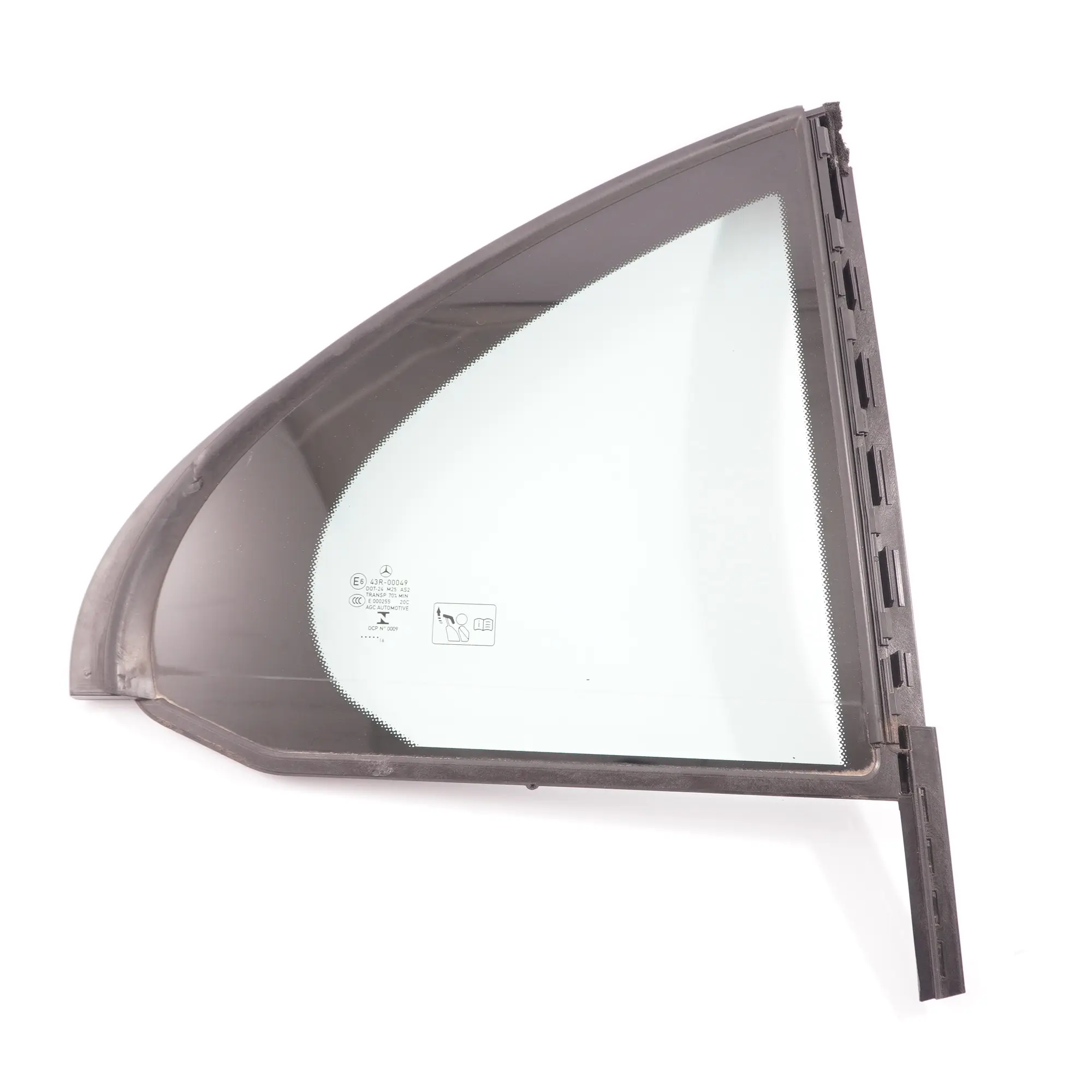 Mercedes W213 Vetro Porta Posteriore Destra Quartiere Verde AS2 A2137300255