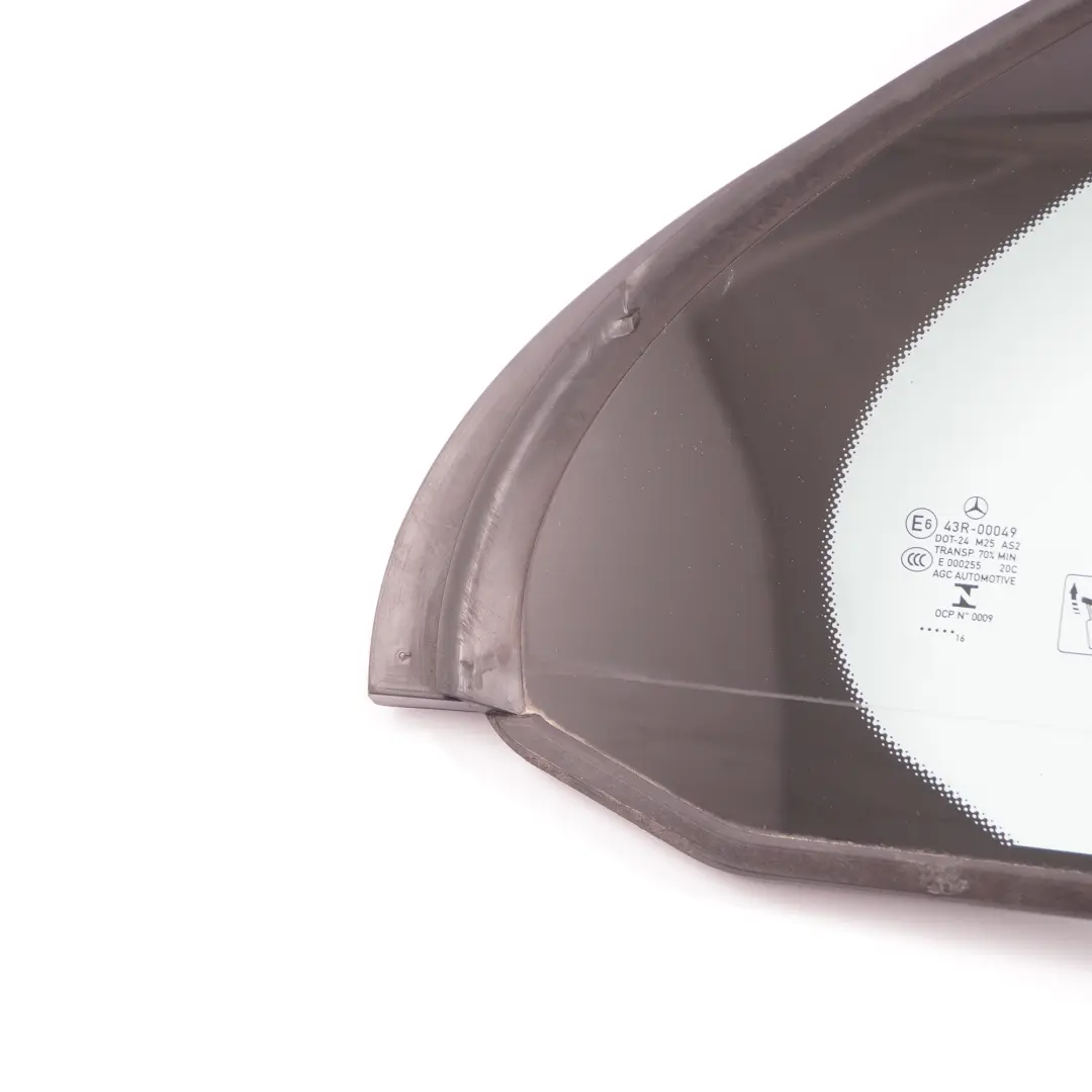 Cristal Puerta Trasera Derecha Cuarto Verde AS2 para Mercedes W213 con número de pieza A2137300255 Mercedes W213 Cristal Puerta Trasera Derecha Cuarto Verde AS2 - SKU A2137300255 - Número de pieza A2137300255