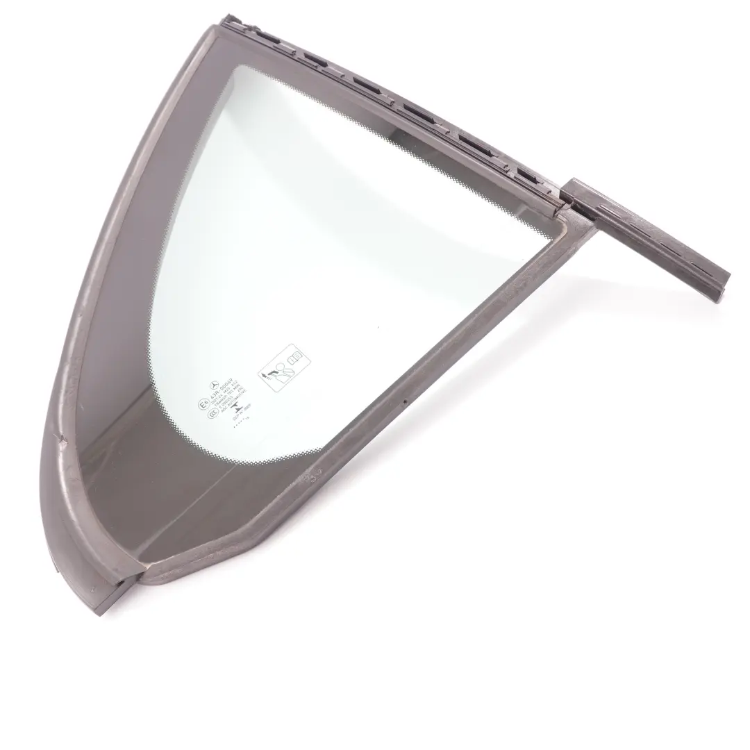 Window Glass Rear Door Right O/S Quarter Green AS2 to Mercedes W213 with Part number A2137300255 Mercedes W213 Window Glass Rear Door Right O/S Quarter Green AS2 - SKU A2137300255 - Part number A2137300255