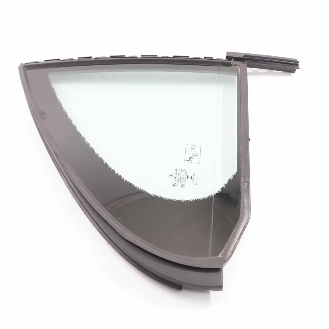 Mercedes W213 Window Glass Rear Door Right O/S Quarter Green AS2 - SKU A2137300255 - Part number A2137300255