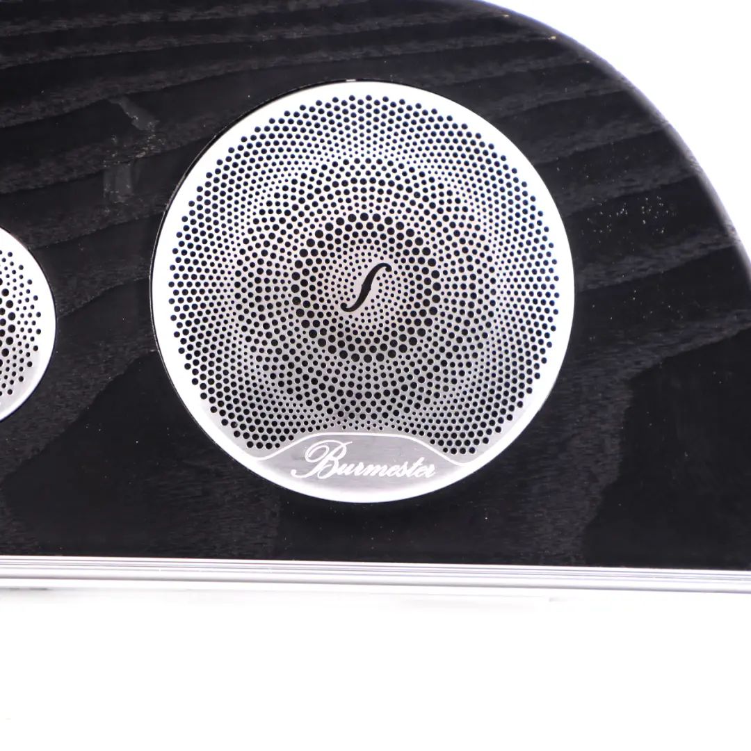 Panel Puerta Trasera Izquierda Negro Madera Burmester para Mercedes W213 con número de pieza A2137300303 Mercedes W213 Panel Puerta Trasera Izquierda Negro Madera Burmester - SKU A2137300303 - Número de pieza A2137300303