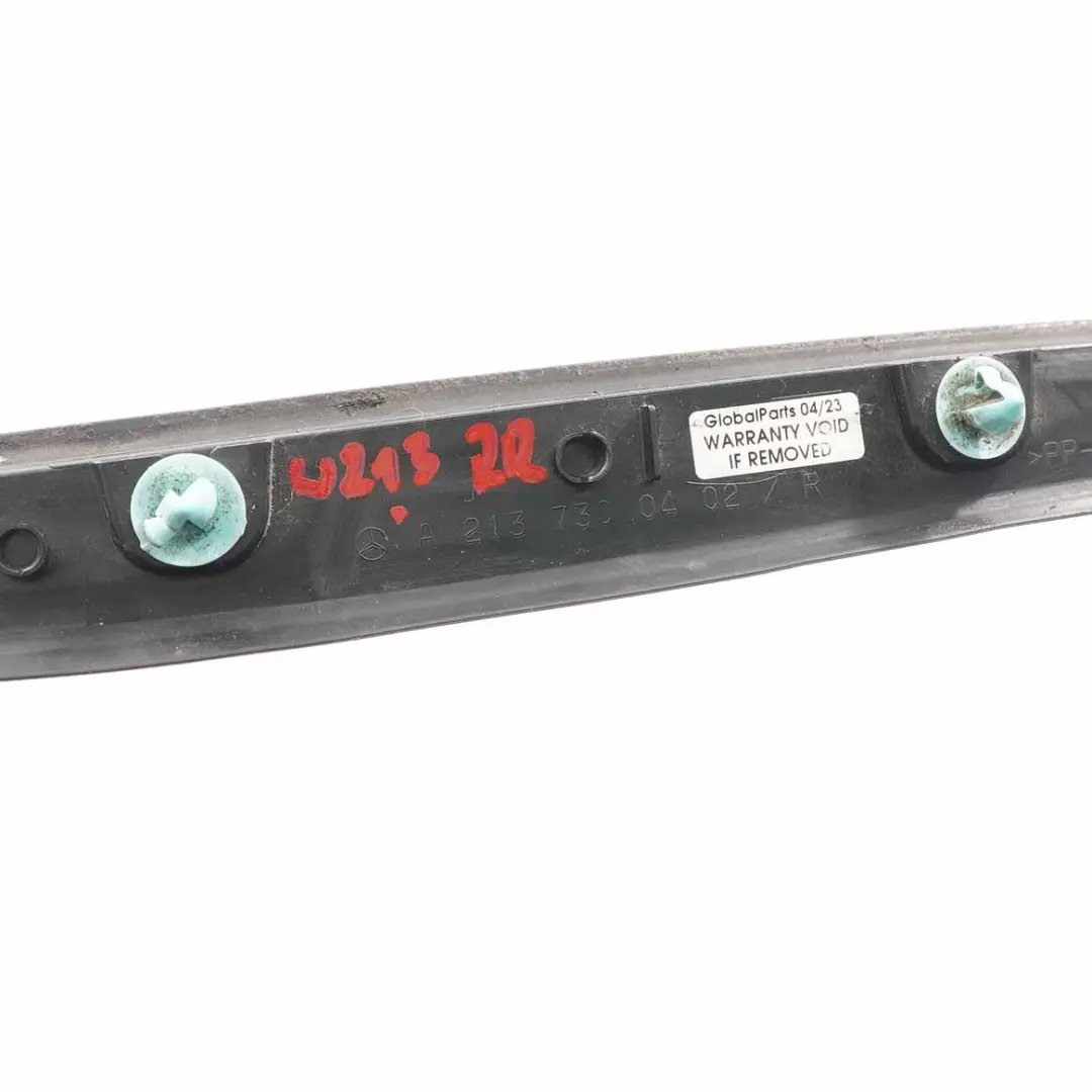 Door Seal Strip Guide Rear Right O/S Sealing Moulding to Mercedes W213 with Part number A2137300402 Mercedes W213 Door Seal Strip Guide Rear Right O/S Sealing Moulding - SKU A2137300402 - Part number A2137300402