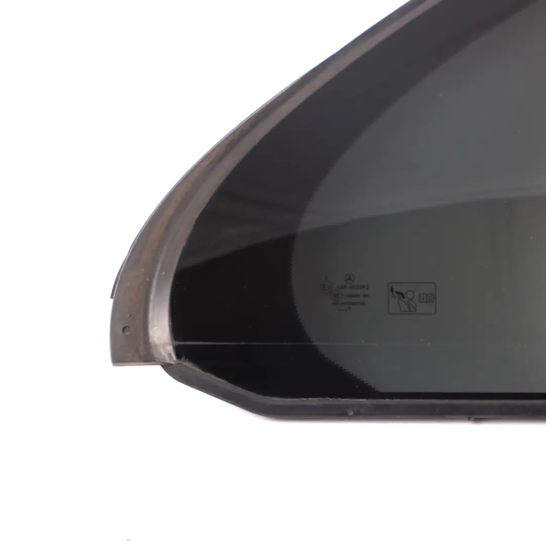 Right O/S Door Window Fixed Tinted Glass to Mercedes W213 Sedan Rear with Part number A2137301806 Mercedes W213 Sedan Rear Right O/S Door Window Fixed Tinted Glass - SKU A2137301806-1 - Part number A2137301806