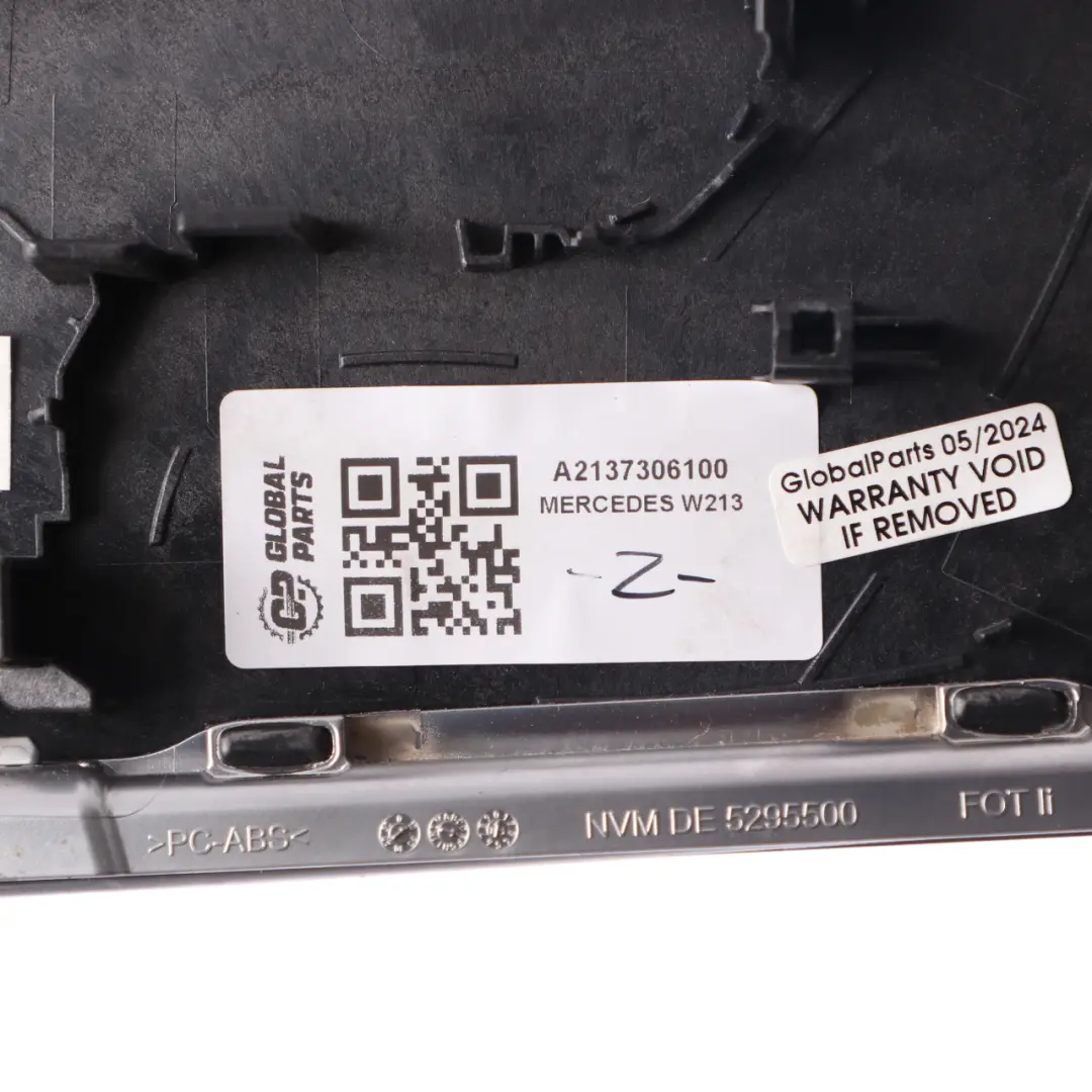 Mercedes W213 Door Panel Rear Left N/S - SKU A2137306100 - Part number A2137306100