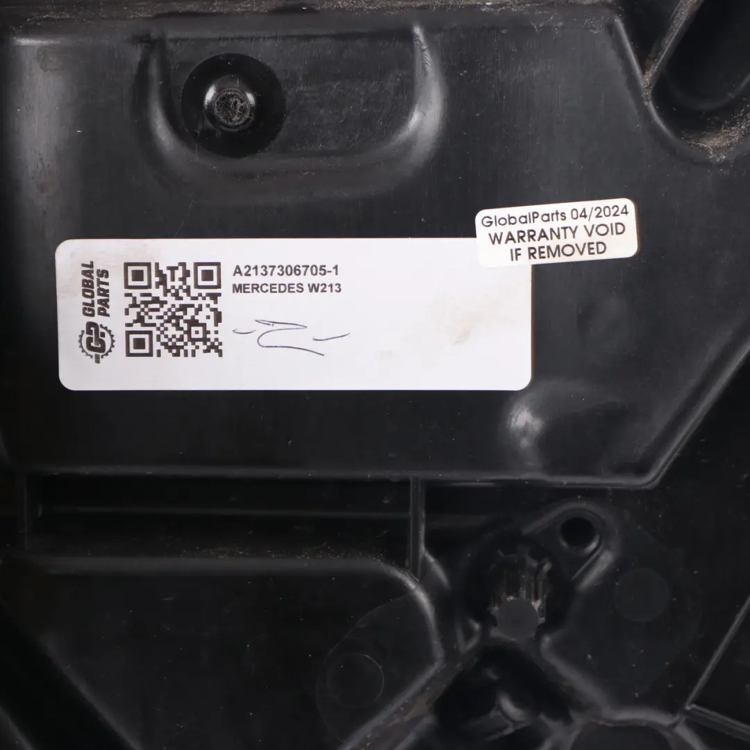 lève vitre moteur régulateur arrière gauche cadre pour Mercedes W213 à propos du numéro de pièce A2137306705 Mercedes W213 lève vitre moteur régulateur arrière gauche cadre - SKU A2137306705-1 - Numéro de pièce A2137306705