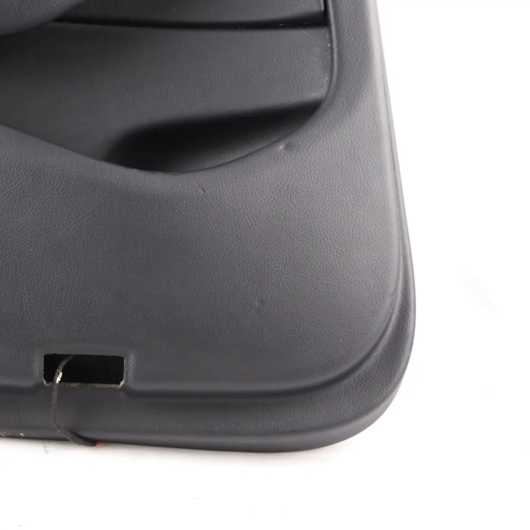 Door Card Cover Rear Left N/S Trim Panel Black Leather to Mercedes W213 with Part number A2137307105 Mercedes W213 Door Card Cover Rear Left N/S Trim Panel Black Leather - SKU A2137307105 - Part number A2137307105