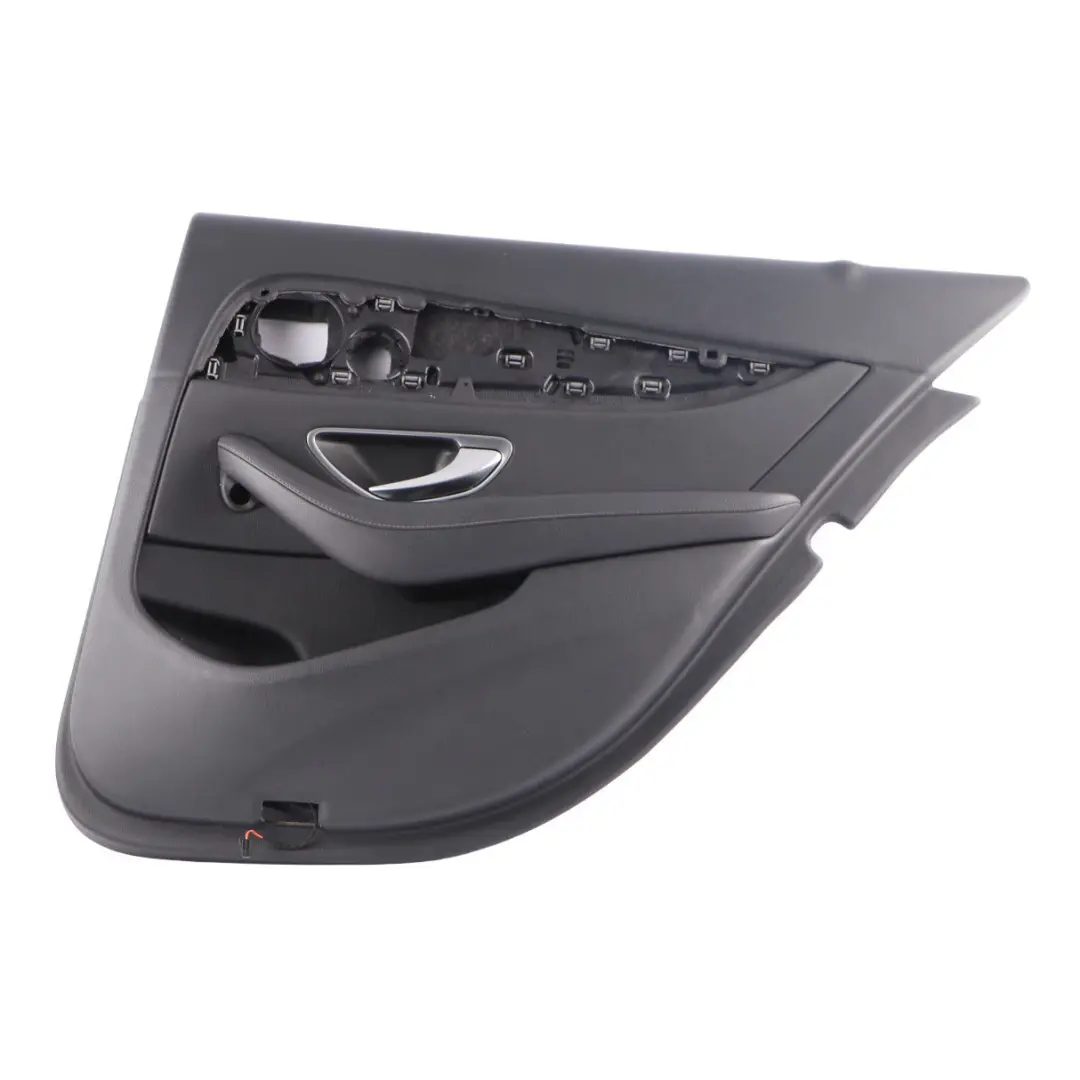Door Card Cover Rear Right O/S Trim Panel Black Leather to Mercedes W213 with Part number A2137307205 Mercedes W213 Door Card Cover Rear Right O/S Trim Panel Black Leather - SKU A2137307205 - Part number A2137307205