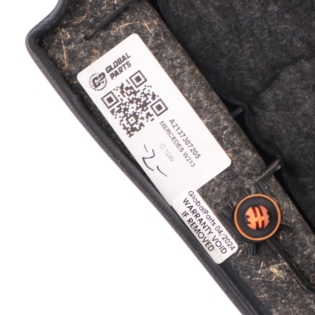 Door Card Cover Rear Right O/S Trim Panel Black Leather to Mercedes W213 with Part number A2137307205 Mercedes W213 Door Card Cover Rear Right O/S Trim Panel Black Leather - SKU A2137307205 - Part number A2137307205
